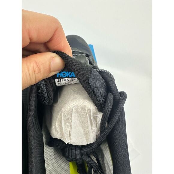 HOKA ONE ONE Men's Transport Sneakers Triple Black Athletic Shoes - Picture 5 of 8